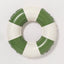 SUNNYLIFE MINI TUBE POOL RING OLIVE STRIPE