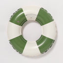SUNNYLIFE MINI TUBE POOL RING OLIVE STRIPE