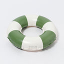 SUNNYLIFE MINI TUBE POOL RING OLIVE STRIPE