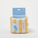 SUNNYLIFE KIDS FLOATIES SAMMY THE SEAGULL MUSTARD STRIPE