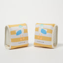 SUNNYLIFE KIDS FLOATIES SAMMY THE SEAGULL MUSTARD STRIPE