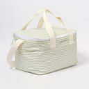 SUNNYLIFE LIGHT COOLER BAG SEA SAGE STRIPE