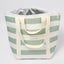 SUNNYLIFE LIGHT COOLER TOTE LA PALMA SAGE STRIPE
