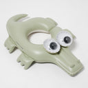 SUNNYLIFE KIDS TUBE POOL RING COOKIE THE CROC KHAKI