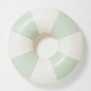 SUNNYLIFE TUBE POOL RING THE VACAY SOFT OLIVE STRIPE