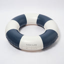 SUNNYLIFE SLIM TUBE POOL RING NAVY STRIPE