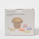 SUNNYLIFE SILICONE BUCKET & SPADE SET APPLE SORBET MULTI