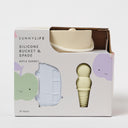 SUNNYLIFE SILICONE BUCKET & SPADE SET APPLE SORBET MULTI