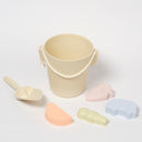 SUNNYLIFE SILICONE BUCKET & SPADE SET APPLE SORBET MULTI