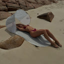 SUNNYLIFE SOLO SUN SHADER LA PALMA SAGE STRIPE