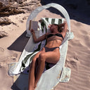 SUNNYLIFE SOLO SUN SHADER LA PALMA SAGE STRIPE