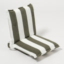 SUNNYLIFE TERRY TRAVEL LOUNGER THE VACAY OLIVE STRIPE