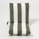 SUNNYLIFE TERRY TRAVEL LOUNGER THE VACAY OLIVE STRIPE