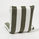 SUNNYLIFE TERRY TRAVEL LOUNGER THE VACAY OLIVE STRIPE