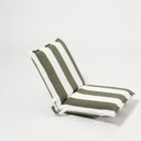 SUNNYLIFE TERRY TRAVEL LOUNGER THE VACAY OLIVE STRIPE