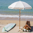 SUNNYLIFE TERRY TRAVEL LOUNGER THE VACAY OLIVE STRIPE