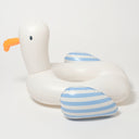 SUNNYLIFE KIDS TUBE POOL RING SAMMY THE SEAGULL BLUE STRIPE
