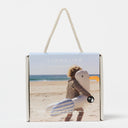 SUNNYLIFE KIDS TUBE POOL RING SAMMY THE SEAGULL BLUE STRIPE