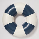 SUNNYLIFE TUBE POOL RING NAVY STRIPE
