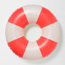 SUNNYLIFE TUBE POOL RING TOMATO RED STRIPE