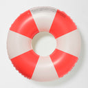 SUNNYLIFE TUBE POOL RING TOMATO RED STRIPE