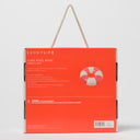 SUNNYLIFE TUBE POOL RING TOMATO RED STRIPE