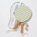 SUNNYLIFE VINTAGE BEACH PADDLES LA PALMA SAGE STRIPE