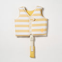 SUNNYLIFE KIDS SWIM VEST 1-2 SAMMY THE SEAGULL MUSTARD STRIPE