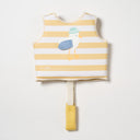 SUNNYLIFE KIDS SWIM VEST 1-2 SAMMY THE SEAGULL MUSTARD STRIPE