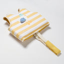 SUNNYLIFE KIDS SWIM VEST 1-2 SAMMY THE SEAGULL MUSTARD STRIPE