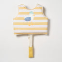 SUNNYLIFE KIDS SWIM VEST 2-3 SAMMY THE SEAGULL MUSTARD STRIPE