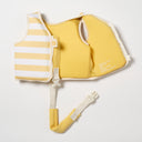 SUNNYLIFE KIDS SWIM VEST 2-3 SAMMY THE SEAGULL MUSTARD STRIPE