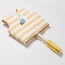 SUNNYLIFE KIDS SWIM VEST 2-3 SAMMY THE SEAGULL MUSTARD STRIPE