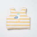 SUNNYLIFE KIDS SWIM VEST 3-6 SAMMY THE SEAGULL MUSTARD STRIPE