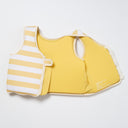 SUNNYLIFE KIDS SWIM VEST 3-6 SAMMY THE SEAGULL MUSTARD STRIPE