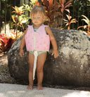SUNNYLIFE KIDS SWIM VEST 2-3 COTTON CANDY CHERRY