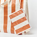SUNNYLIFE CARRYALL BEACH BAG TIERRA CLAY BOLD STRIPE