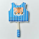 SUNNYLIFE KIDS SWIM VEST 1-2 TINO THE TIGER BLUE