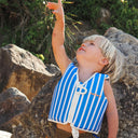SUNNYLIFE KIDS SWIM VEST 1-2 TINO THE TIGER BLUE