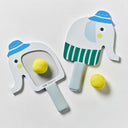SUNNYIFE KIDS VELCRO BEACH BATS ELI THE ELEPHANT MULTI