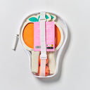 KIDS VELCRO BEACH BATS POPPY THE PEACH MULTI