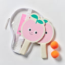 KIDS VELCRO BEACH BATS POPPY THE PEACH MULTI