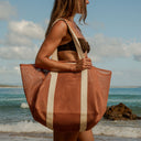 SUNNYLIFE MESH BEACH BAG TIERRA CLAY