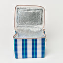 RECYCLED NYLON LUNCH COOLER BAG LA MER BLUE NEON