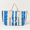 RECYCLED NYLON COOLER TOTE BAG LA MER BLUE NEON