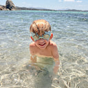 SUNNYLIFE SALTY THE SHARK MINI SWIM GOGGLES AQUA