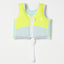 SUNNYLIFE SALTY THE SHARK SWIM VEST 2-3 AQUA NEON YELLOW