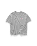 S/DOUBLE OVAL TEE - GREY HEATHER