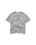 S/DOUBLE OVAL TEE - GREY HEATHER
