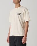 S/DOUBLE PAINTER SS TEE - UNBLEACHED